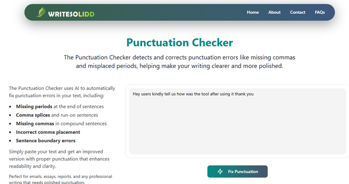 Before Using Punctuation Checker